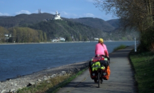 Cycling by the Rhine