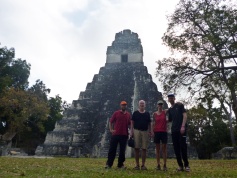 Family visit, Tikal, Guatamala