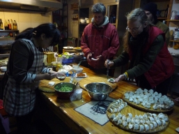 "Dumplinngs for leaving" - the best send-off from our hostel hosts in Qingdao